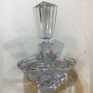 Mikasa Clear Crystal Perfume Bottle